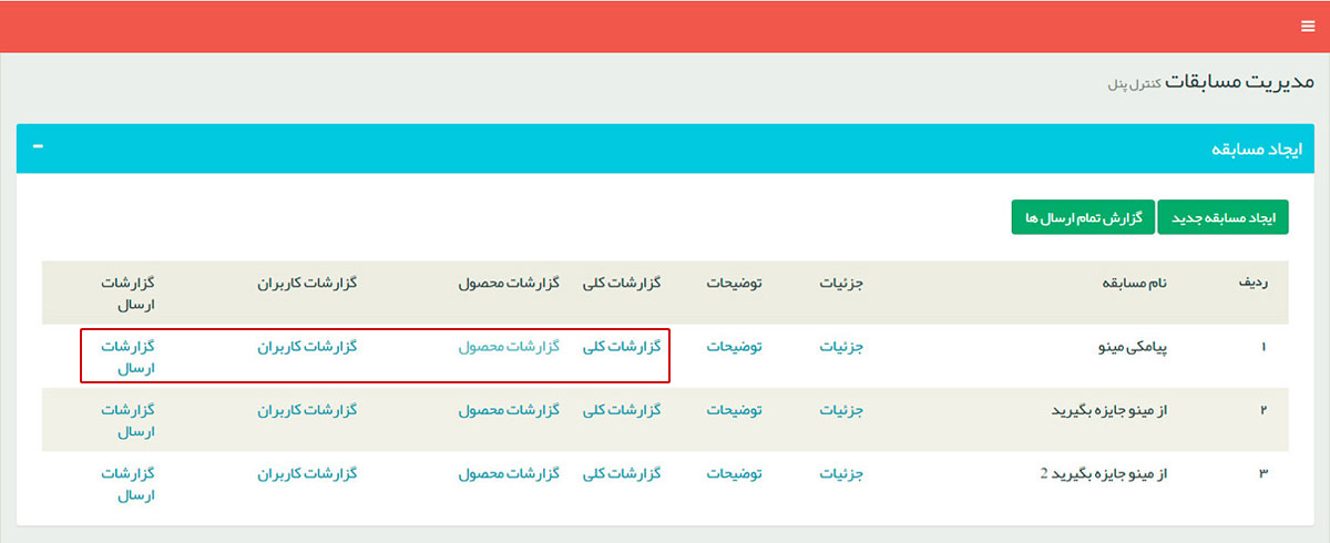 باشگاه مشتریان، مسابقات پیامکی